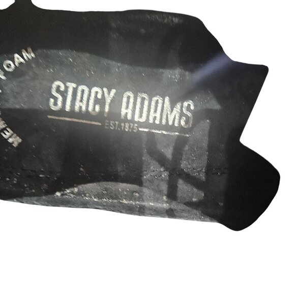 Stacy Adams Men's Blue Leather Dress Shoes Size 10.5 M Ballard Oxford Style - Picture 9 of 13